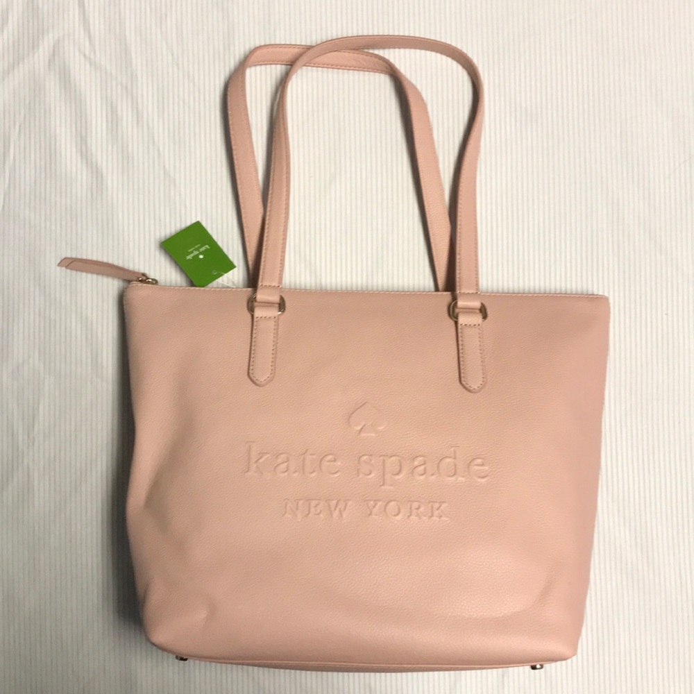 Kate Spade Pink Tote Bag with Gold Hardware - Picture 7 of 8